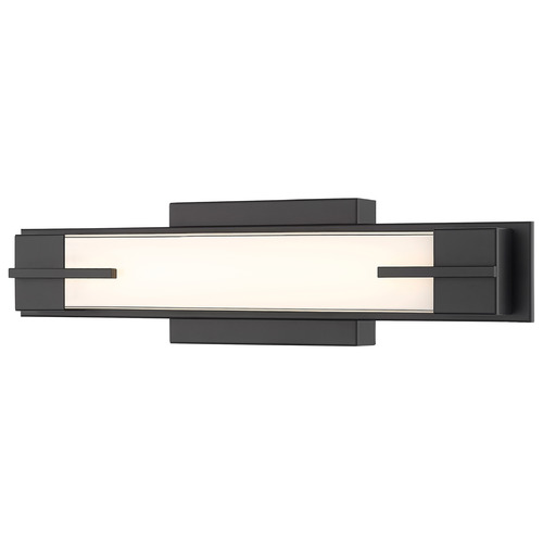 Z-Lite Chase Matte Black LED Vertical Bathroom Light