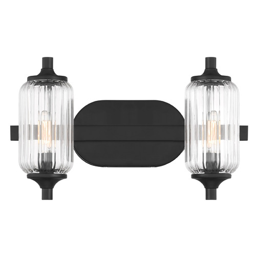 Savoy House Savoy House Lighting Holton Matte Black Bathroom Light 8-3024-2-BK