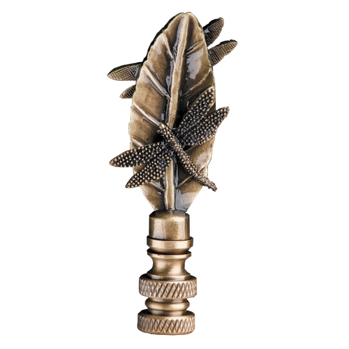 Finial Showcase Finial in Antique Brass Finish B362A