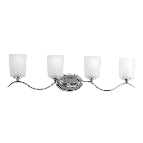 Inspire 4-Light Bath Light in Polished Chrome by Progress Lighting