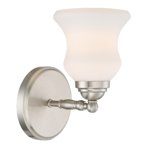 Lite Source Lighting Faina Brushed Nickel Sconce by Lite Source Lighting LS-16691