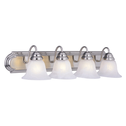 Essentials Satin Nickel Bathroom Light by Maxim Lighting