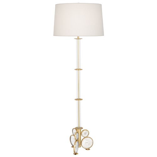 Atticus Modern Brass Floor Lamp by Robert Abbey