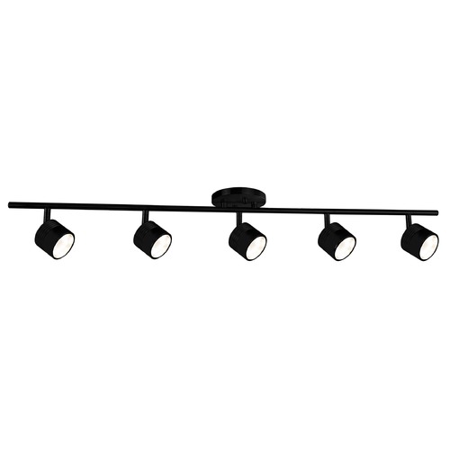 Lyra 5-Light Fixed LED Track in Black by Kuzco Lighting