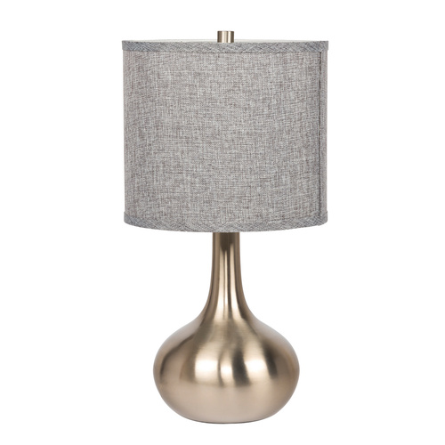 25-Inch High Table Lamp in Brushed Polished Nickel by Craftmade Lighting