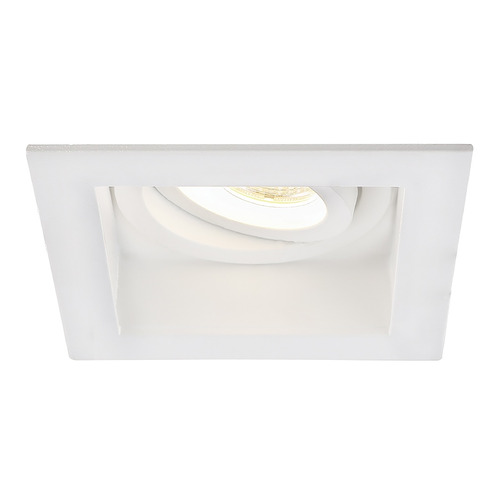 Eurofase Lighting Amigo 3-Inch 3500K Square Adjustable Gimbal Trim in White by Eurofase Lighting 28722-35-014
