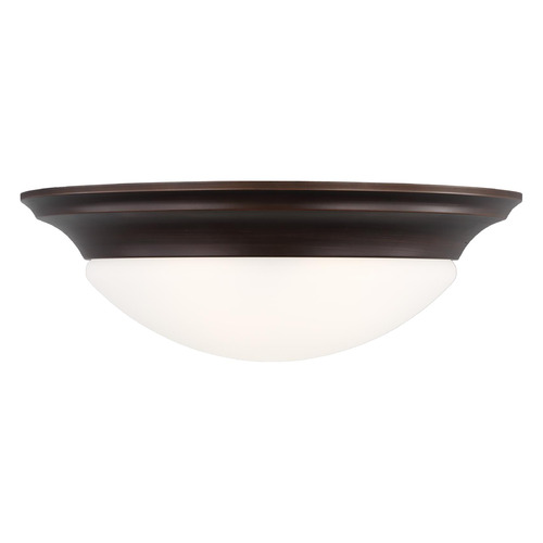 Generation Lighting Nash 16.75-Inch Bronze Flush Mount by Generation Lighting 75436-710