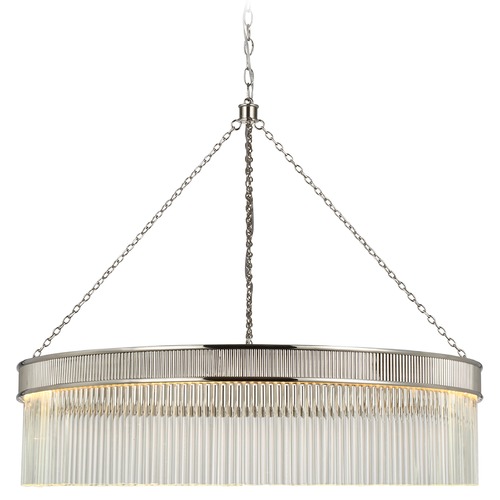 Marie Flanigan Menil Chandelier in Polished Nickel by Visual Comfort Signature