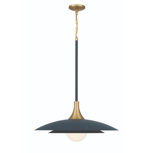 Eurofase Lighting Welsh 24-Inch Pendant in Blue by Eurofase 46785-022