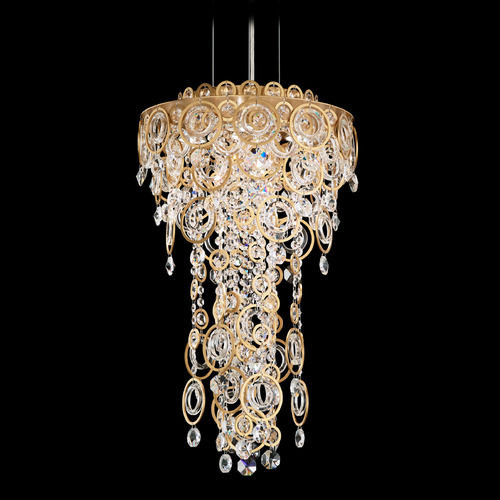 Schonbek Lighting Schonbek Worldwide Lighting Circulus Heirloom Gold Pendant Light DR1412N-22O