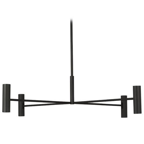 Visual Comfort Modern Collection Visual Comfort Modern Collection Sean Lavin Ponte Nightshade Black LED Chandelier SLCH57030B
