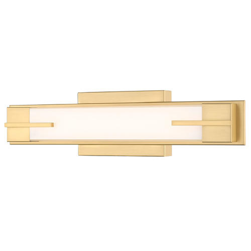 Z-Lite Chase Modern Gold LED Vertical Bathroom Light