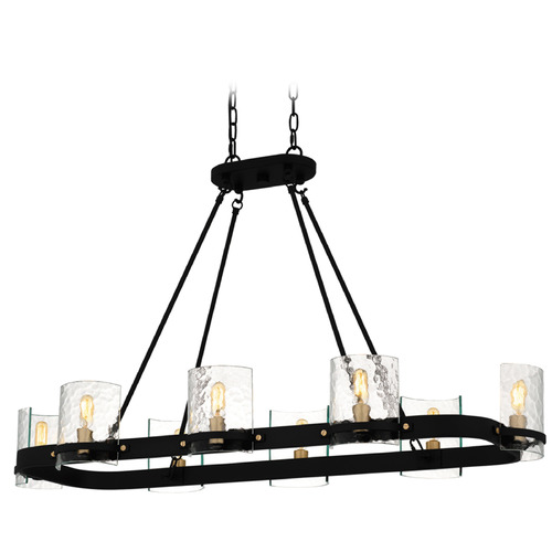Quoizel Lighting Gloucester Matte Black Island Light