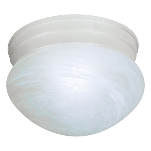 Textured White Flush Mount by Nuvo Lighting