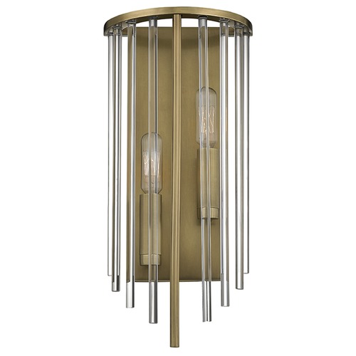 Hudson Valley Lighting Lewis 2-Light Sconce in Aged Brass by Hudson Valley Lighting 2511-AGB