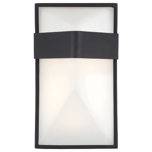 Wedge Black LED Sconce by George Kovacs