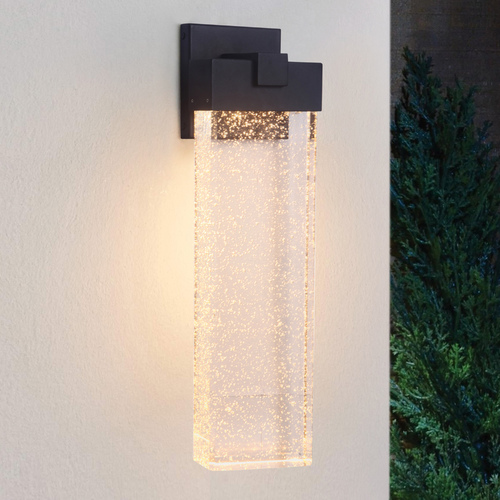 Aria Matte Black LED Outdoor Wall Light by Craftmade Lighting