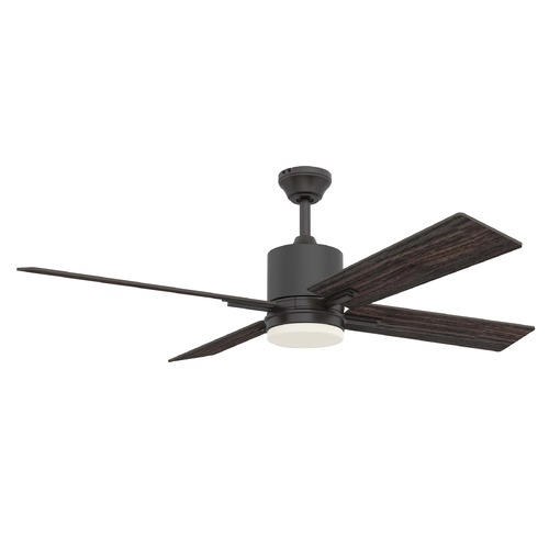 Craftmade Lighting 52-Inch Espresso Ceiling Fan with LED Light 3000K by Craftmade Lighting TEA52ESP4