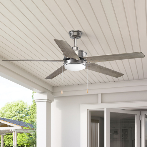 Whirl Antique Nickel LED Ceiling Fan by Progress Lighting