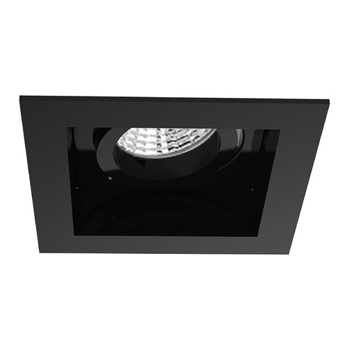Eurofase Lighting Amigo 3-Inch 3500K Square Adjustable Gimbal Trim in Black by Eurofase Lighting 28722-35-021