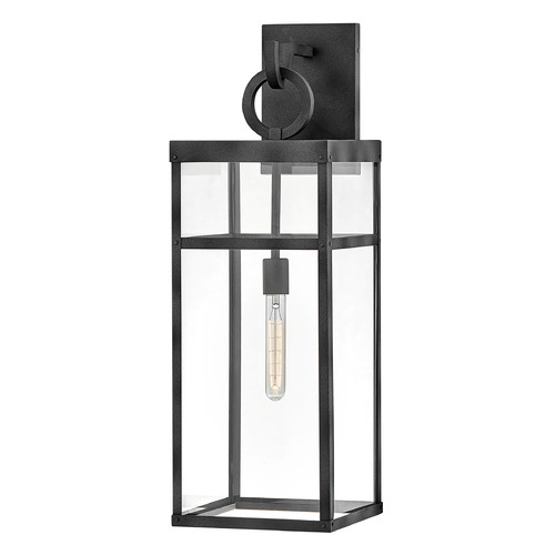 Porter Extra Large Wall Lantern in Aged Zinc by Hinkley Lighting