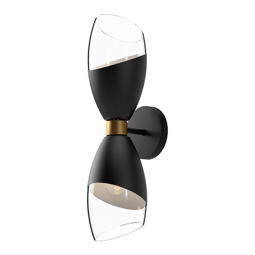 Alora Lighting Alora Lighting Capri Matte Black Sconce WV587224MBCL