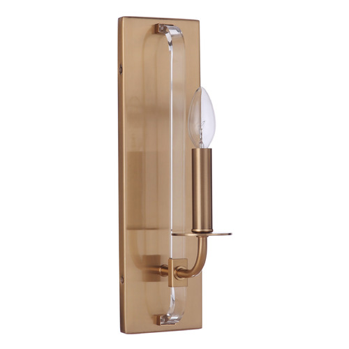 Graclyn Satin Brass Sconce by Craftmade Lighting