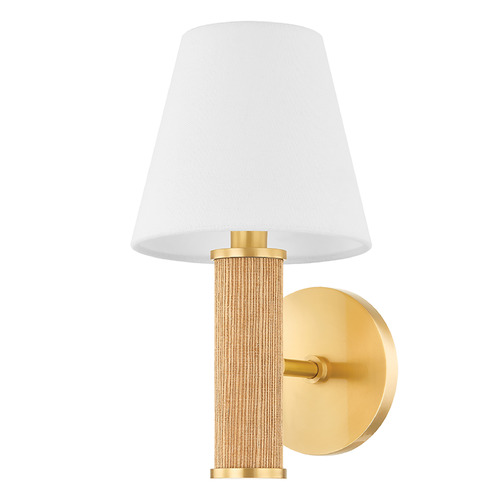 Mitzi Taylor Aged Brass Single Light Wall Sconce