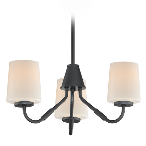 Maxim Lighting Durham Black Mini-Chandelier