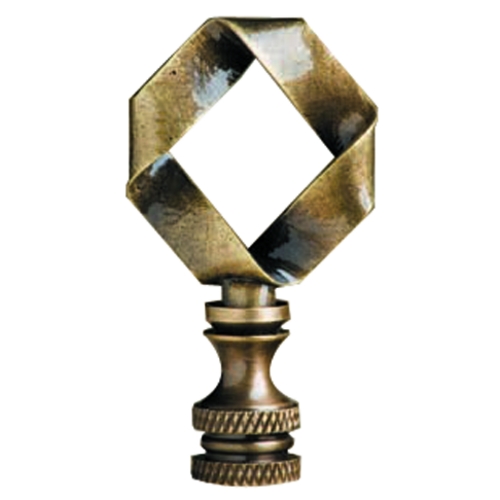 Finial Showcase Finial in Antique Brass Finish B369A