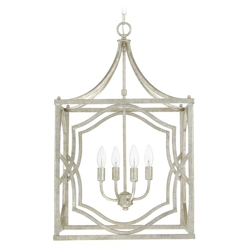 Capital Lighting Blakely Antique Silver Pendant by Capital Lighting 9482AS