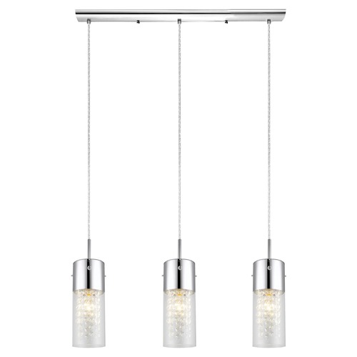 Diamond Chrome Multi-Light Pendant by Eglo Lighting