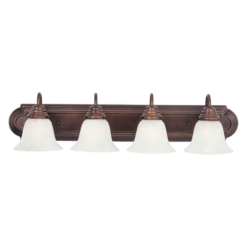 Essentials Oil Rubbed Bronze Bathroom Light by Maxim Lighting