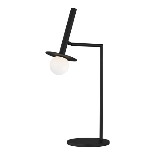 Visual Comfort Studio Collection Kelly Wearstler Nodes 25.38-Inch Tall Midnight Black LED Table Lamp by Visual Comfort Studio KT1001MBK2