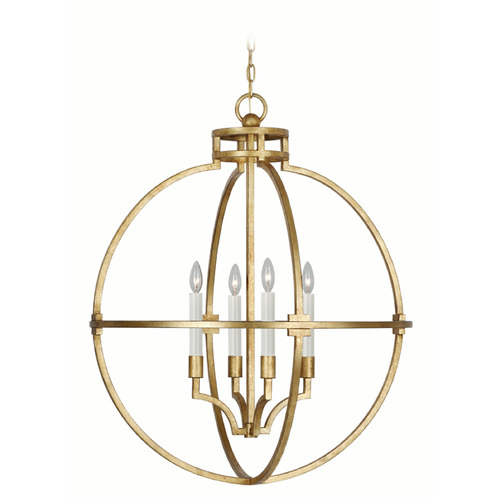 Visual Comfort Signature Collection Chapman & Myers' Lexie 30-Inch Globe Lantern in Iron by VC Signature CHC5518GI