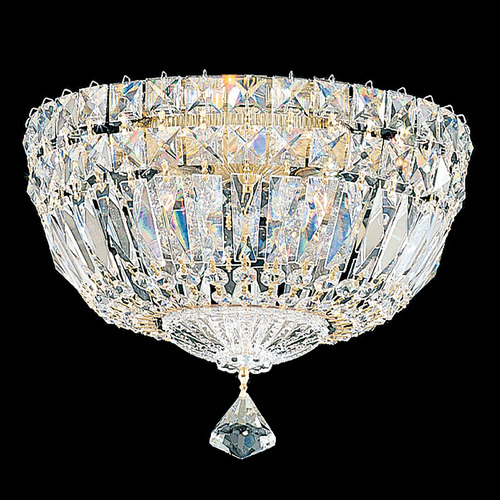 Schonbek Worldwide Lighting Petit Crystal Deluxe Aurelia Flushmount Light