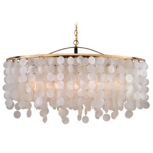 Vaxcel Lighting Elsa Natural Brass Island Light