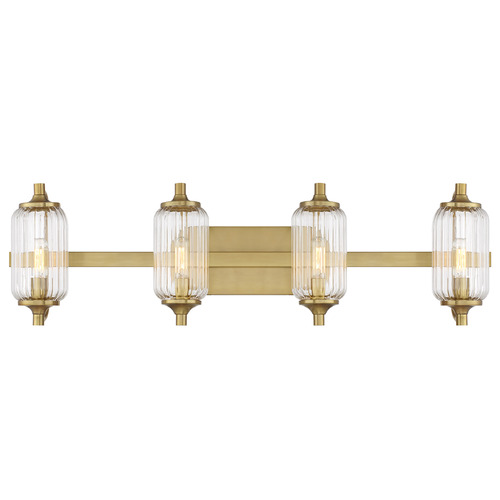 Savoy House Savoy House Lighting Holton Warm Brass Bathroom Light 8-3024-4-322
