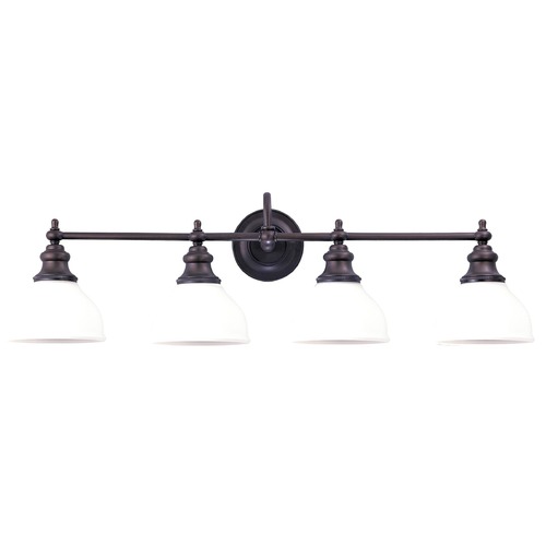 Hudson Valley Lighting Sutton 4-Light Bath Light in Polished Nickel by Hudson Valley Lighting 5904-PN