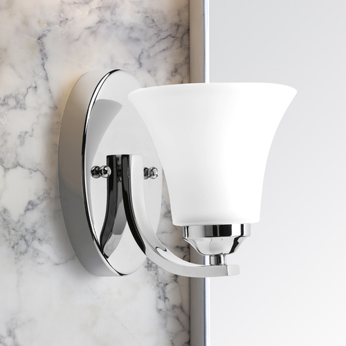 Progress Lighting Adorn Sconce in Polished Chrome by Progress Lighting P2008-15