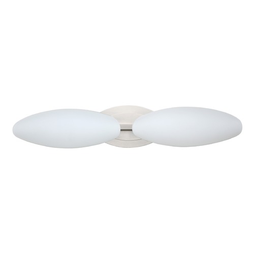 Besa Lighting Aero Satin Nickel Bathroom Light