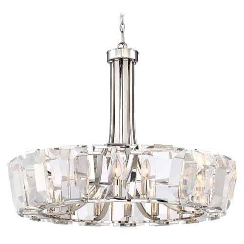 Metropolitan Lighting Metropolitan Lighting Castle Aurora Polished Nickel Chandelier N6986-613