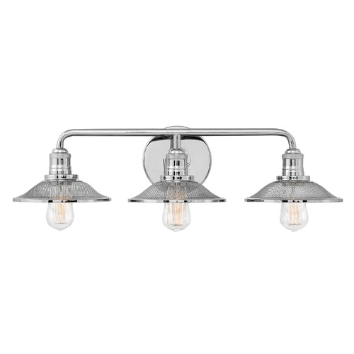 Rigby 3-Light Polished Nickel Bathroom Light by Hinkley Lighting
