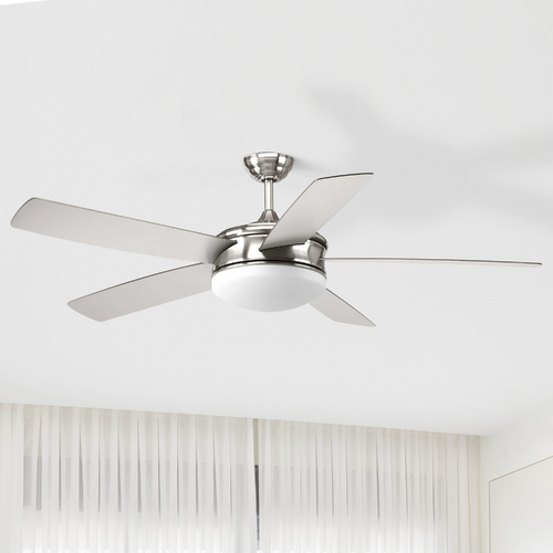 Progress Lighting Fresno Brushed Nickel LED Ceiling Fan by Progress Lighting P2548-0930K