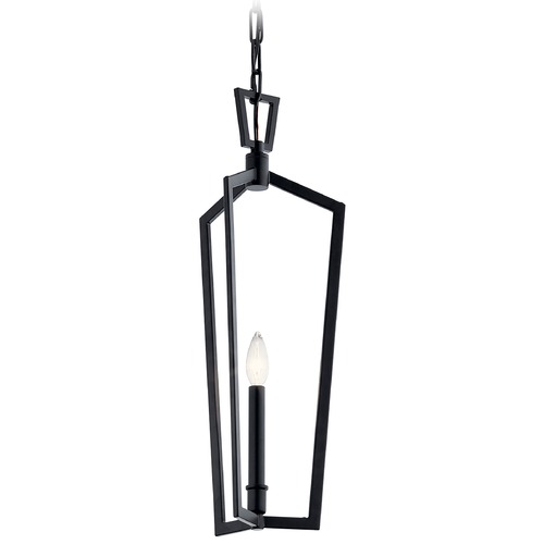 Kichler Lighting Abbotswell 9.50-Inch Wide Black Pendant by Kichler Lighting 43497BK