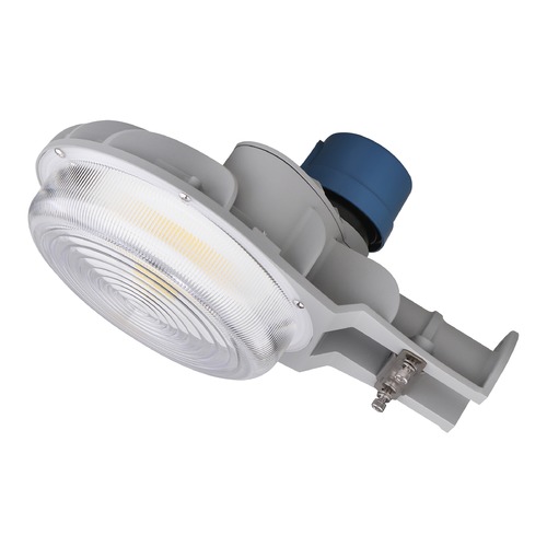 60W LED CCT Selectable Area Light w/ Photocell 1-10V Dimming Gray by Satco Lighting