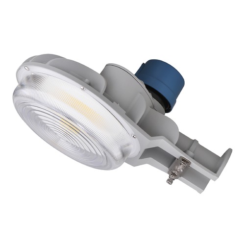 Satco Lighting 60W LED CCT Selectable Area Light w/ Photocell 1-10V Dimming Gray by Satco Lighting 65/683