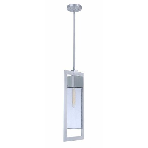 Perimeter 21.75-Inch Outdoor Lantern in Satin Aluminum by Craftmade Lighting