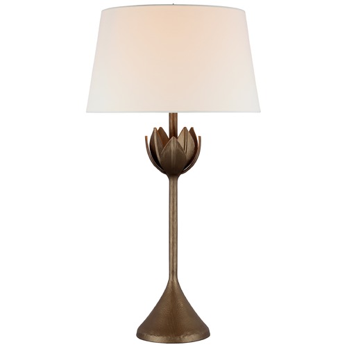 Visual Comfort Signature Collection Julie Neill Alberto Table Lamp in Bronze Leaf by Visual Comfort Signature JN3002ABLL