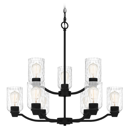 Quoizel Lighting Acacia 29.25-Inch Chandelier in Matte Black by Quoizel Lighting ACA5029MBK